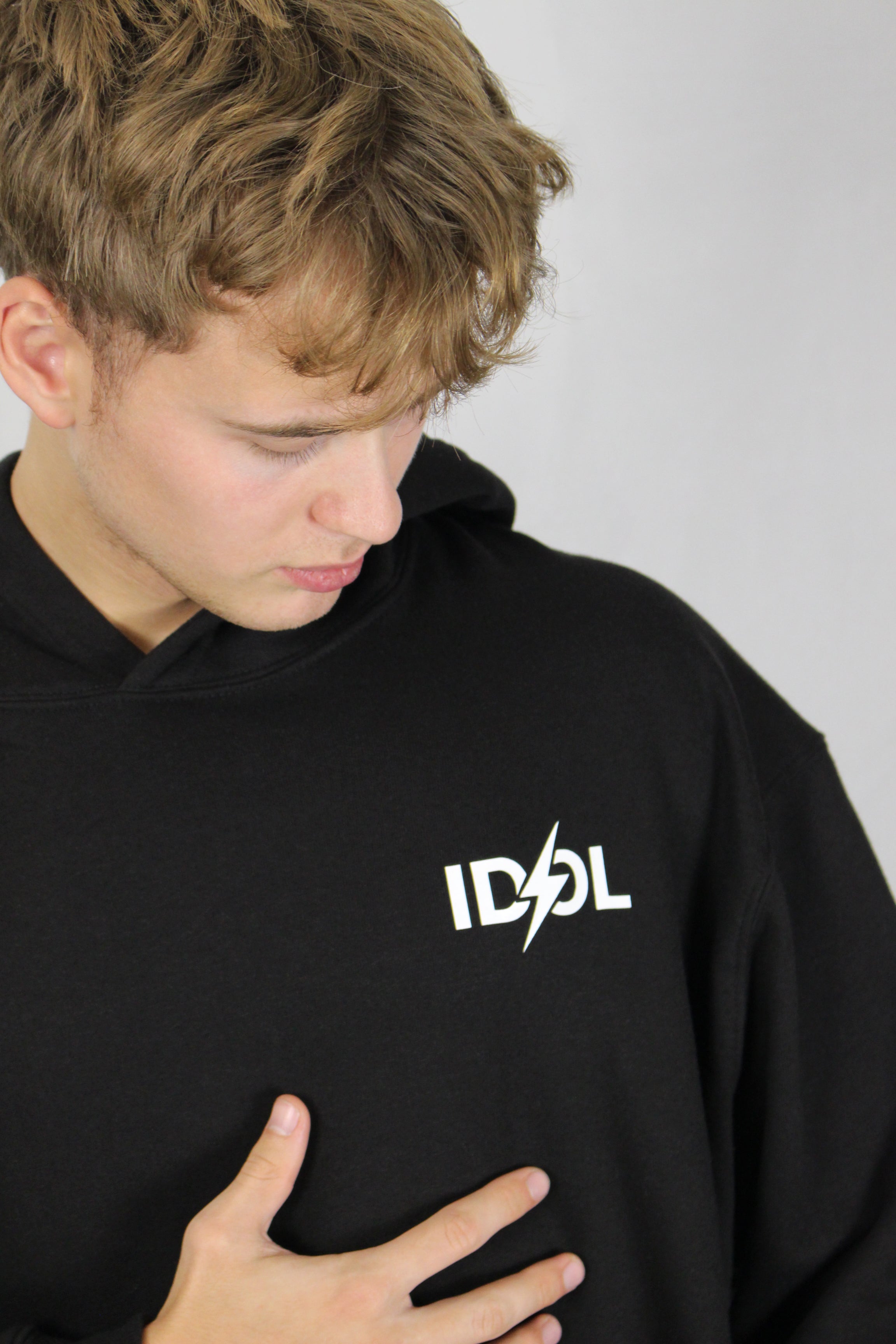 "Power" Pump cover hoodie - black