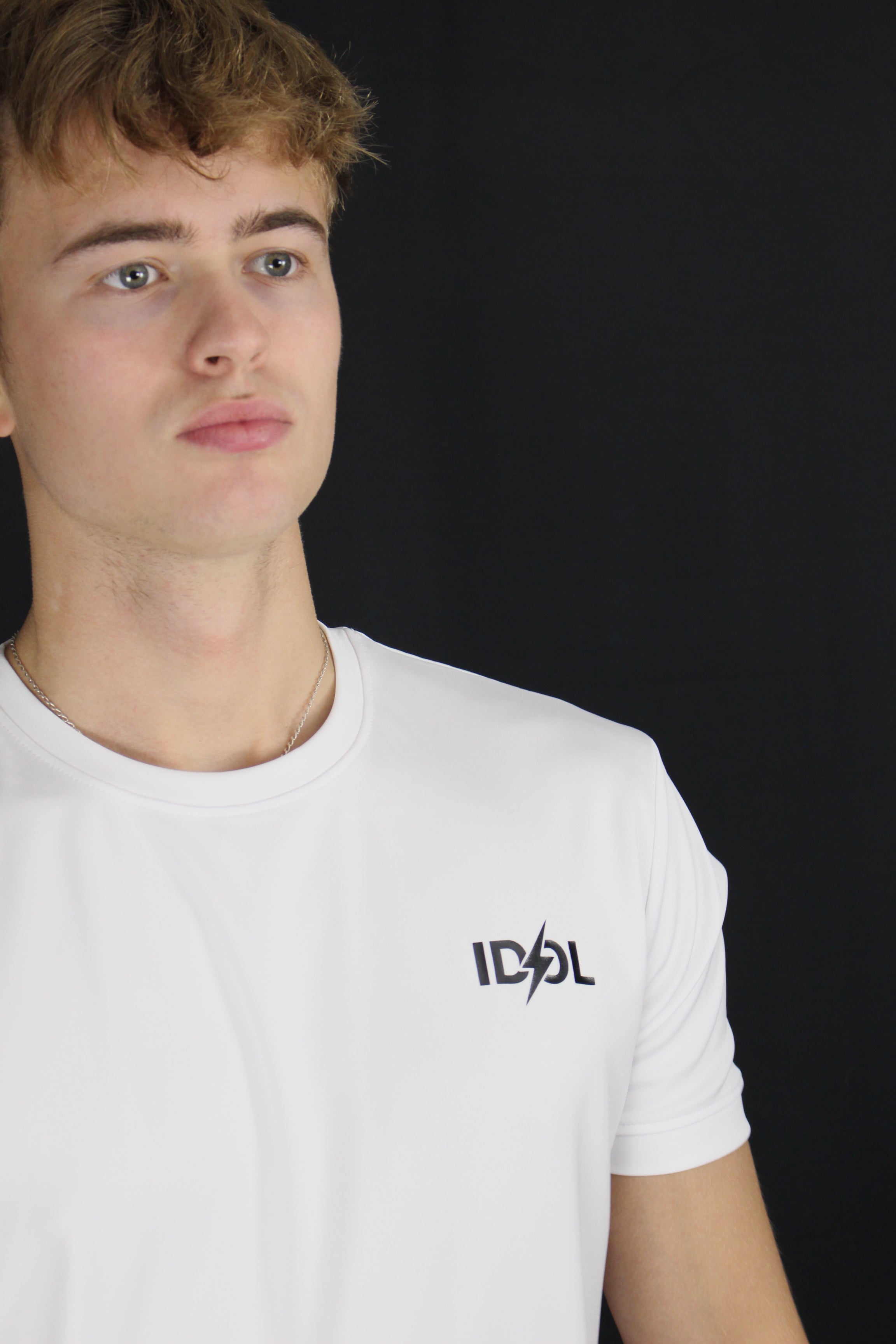 "Power" Performance T-Shirt - white